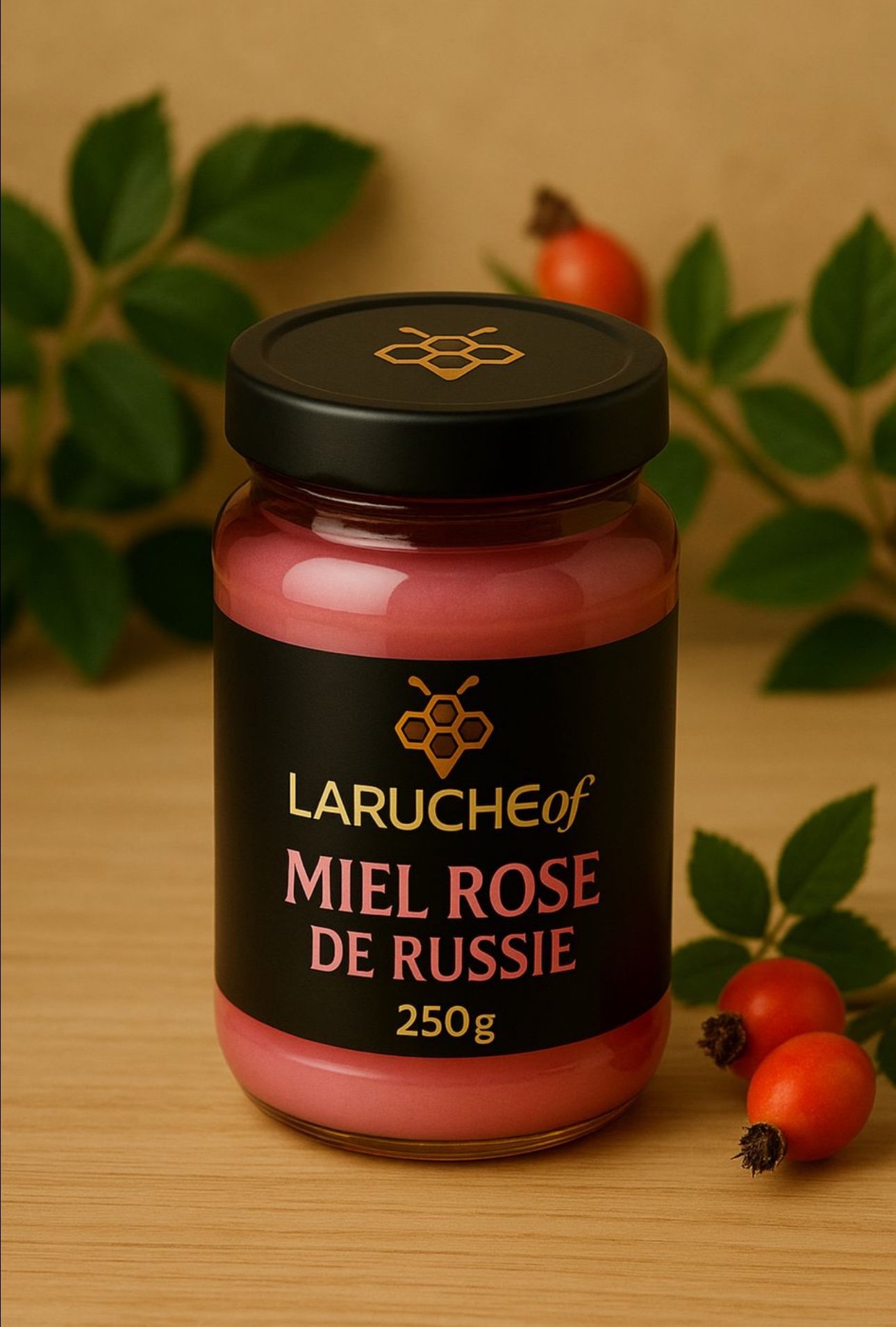 Miel rose de Russie